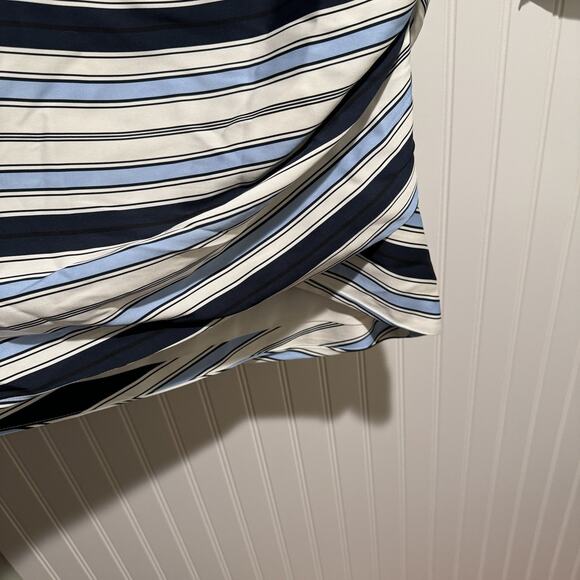 Veronica Beard Kadie Striped Silk Blend Charmeuse Mini Dress Size 10 - Picture 3 of 7